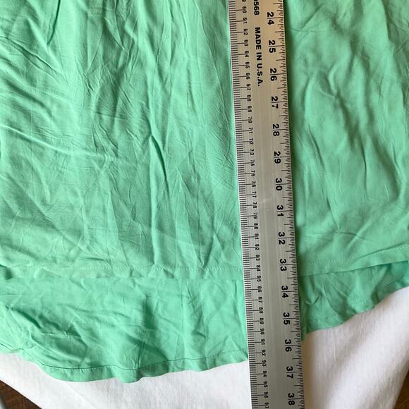 SO Women Dress size M Mint Green Lace Sleeveless Screw Neck KneeLength - Picture 5 of 11